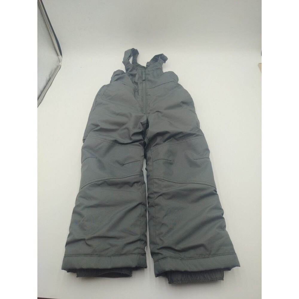 All In Motion Snow Bibs Kids Unisex XS Gray Lined Water Wind Resistant